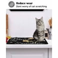 thumbnail image 6 of Large Induction Cooktop Protector Mat You Are My Sunshine Stove Top Covers for Electric Stove, Yellow Sunflowers Cute Bees Heart Black Decorative Stove Burner Cover Mats, Glass Top Stove Cover, 6 of 7