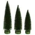 thumbnail image 1 of Vickerman LS191264 Arbre Ovale à Paillettes Vert Mousse 12-14-16 Po - Ensemble de 3, 1 of 1