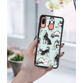 thumbnail image 5 of WIRESTER Shockproof Soft Rubber Cover Case for Samsung Galaxy A20 / A30 6.4" 2019, Siberian Husky Funny Playful Postures On Aero Blue Background, 5 of 5