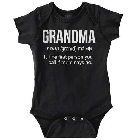 

Grandma Newborn Romper Bodysuit For Babies I Love Definition Cute Shower Gift