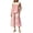 wei163-Pink, variant on IWRICH 2 Piece Sets for Women Print Sleeveless Vest Tops Capri Pants Summer Outfits Yellow XL