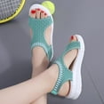 thumbnail image 4 of Utoimkio Wedge Sandals for Women Dressy Fish Mouth Sandals Women's Plus Size Flying Wedge Wedge Sports Women's Sandals Thick Sole Casual Sandals, 4 of 9