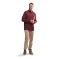 thumbnail image 3 of Attain Wicking 1/4 Zip Pullover L Maroon, 3 of 6