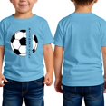 thumbnail image 2 of Ruyang Kids Girls Boys Athletic T Shirts Cute Soccer Print Round Neck Casual Short Sleeve Summer Lightweight Outdoor Sports Tee Tops, 2 of 4