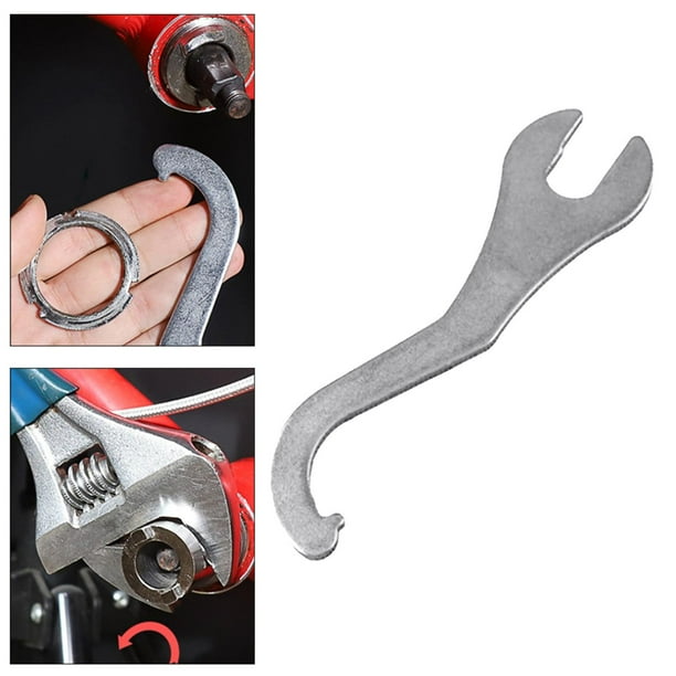 Mountain Bike Headset Removal Tool Set Professional Bottom Bracket Remover Lock Wrench Road Bike Repair Maintenance Tools 15.2x4.5x0.4cm Tool