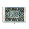 thumbnail image 3 of Juego De 4 Posavasos De Alfombra Estilo Alfombra Turca, Tapetes Para Bebidas, Accesorios Absorbentes Para Cocina Y Comedor, Protección Contra Derrames Y Goteo, Rectangulares, 3 of 5