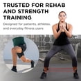 thumbnail image 6 of THERABAND Resistance Tubes, Padded Cuffs, Looped, 12 in, Red, Medium Thickness, 3.7 lbs Resistance, Level 3, 6 of 8