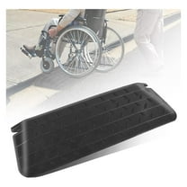 2.5" High Wheelchair Ramp Rubber Threshold Ramps for Wheelchairs for Home, 2200 lbs Weight Capacity, Non-Slip Surface for Wheelchair,Strollers,Scooters Home Doorways Use