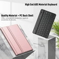 thumbnail image 4 of With Keyboard for Samsung Galaxy Tab A7 Lite 8.7 Tablet SM-T220 /SM-T225 2021, Fintie Slim Keyboard Case Lightweight Stand Cover with Detachable Wireless Bluetooth Keyboard, Rose Gold, 4 of 9