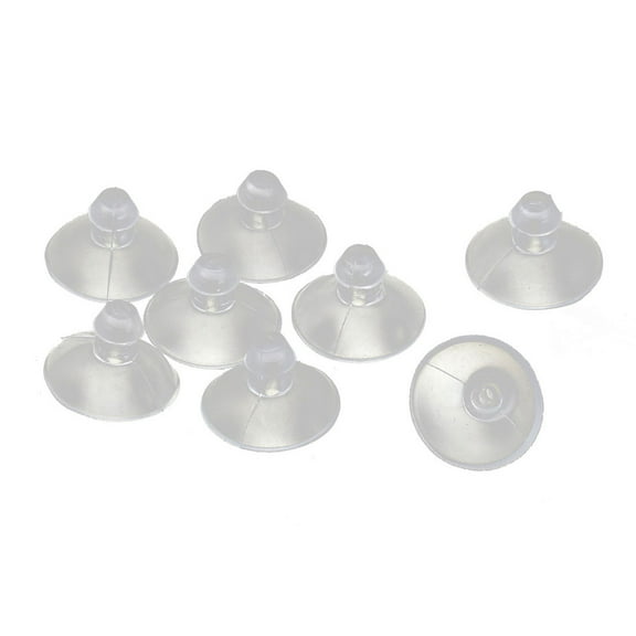 REGALWOVEN Home Desk Glass Rubber Transparent Anti-Collision Suction Cups Sucker Hanger Pads 8Pcs
