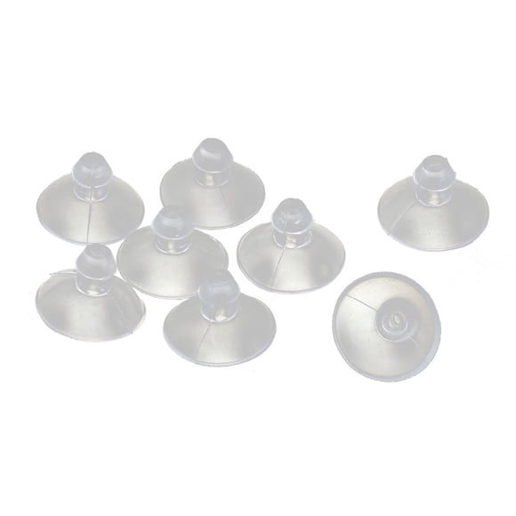 Unique Bargains Home Desk Glass Rubber Transparent Anti-Collision Suction Cups Sucker Hanger Pads 8pcs