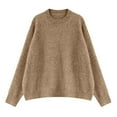 thumbnail image 3 of uikmnh Fall Sweaters Oversized Turtleneck Sweater Soft Knit Pullover Cozy Warm Casual Winter Fall Fashion Top Cute Sweaters Size:A, 3 of 4