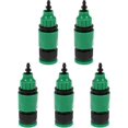 thumbnail image 1 of 5PCS 8MM Faucet Connector，Garden Hose Fitting D Hose Adapter Connector，Plastic Irrigation Faucet Joint Valve Replacement for Home Shop, 1 of 5