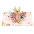thumbnail image 5 of Valentines Day Decorations 3D Butterfly Greeting Cards with Purple Butterfly, Flowers Pop-up Birthday Cards, for Mom, Sister, Grandmother, Wife, Daughter, and Women Pink, 5 of 5
