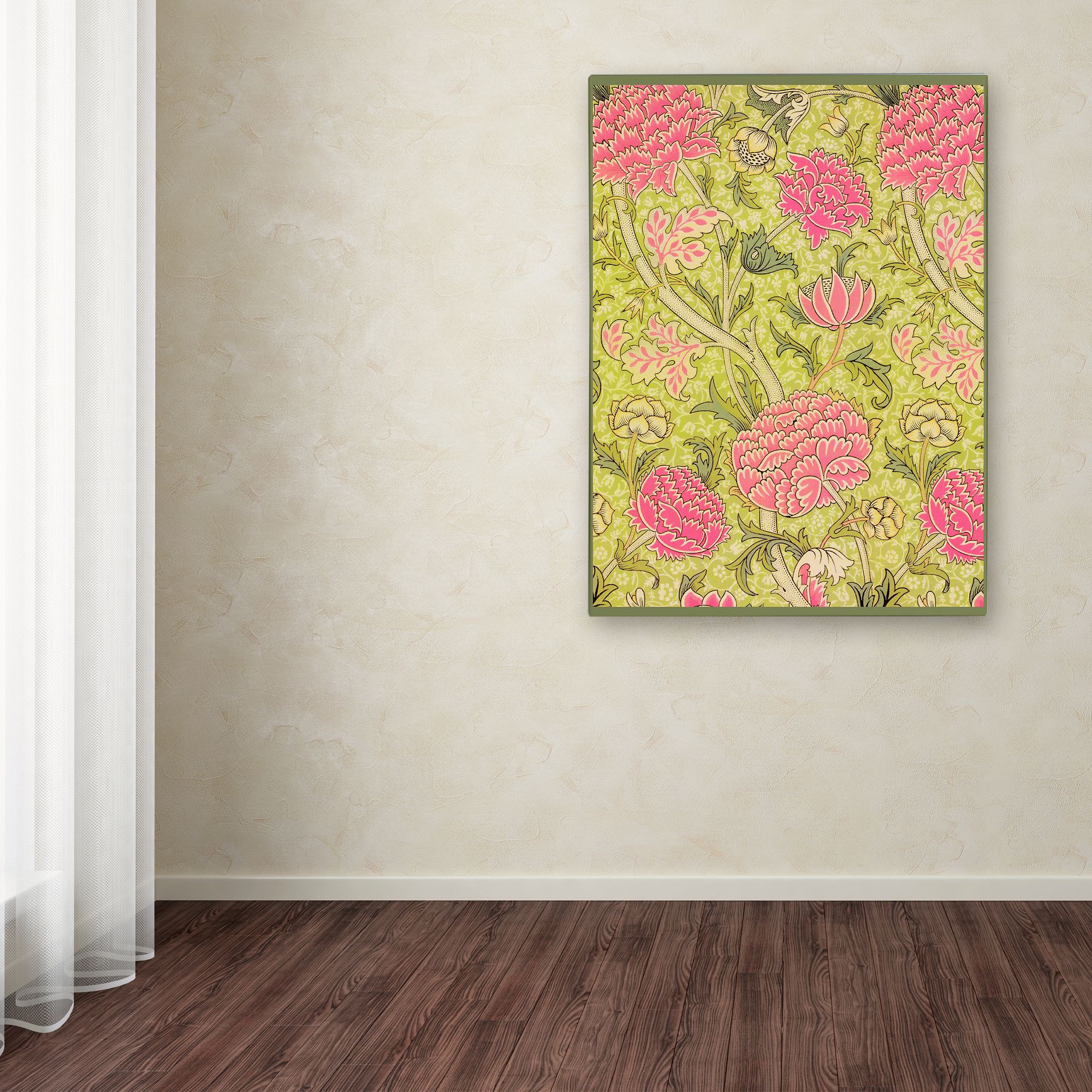 Trademark Fine Art 'Flowers 2' Canvas Art by Vintage Lavoie