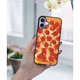 thumbnail image 5 of WIRESTER Shockproof Soft Rubber Cover Case for Apple iPhone 17 6.3" 2025, Pepperoni Pizza, 5 of 5