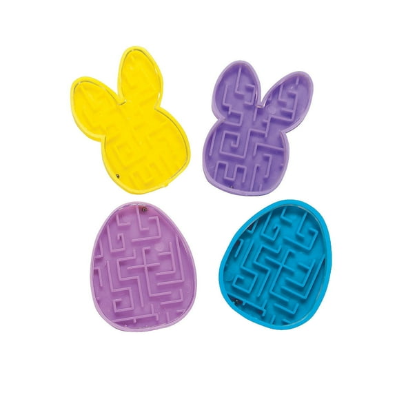 Easter Maze Puzzles (6Dz) - Toys - 72 Pieces