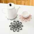 thumbnail image 4 of 10Pcs Table Mat Hollow Flower Shape Anti-scalding Non-slip Pot Bowl Dish Insulation Pad Place Mat Kitchen Accessories, 4 of 10