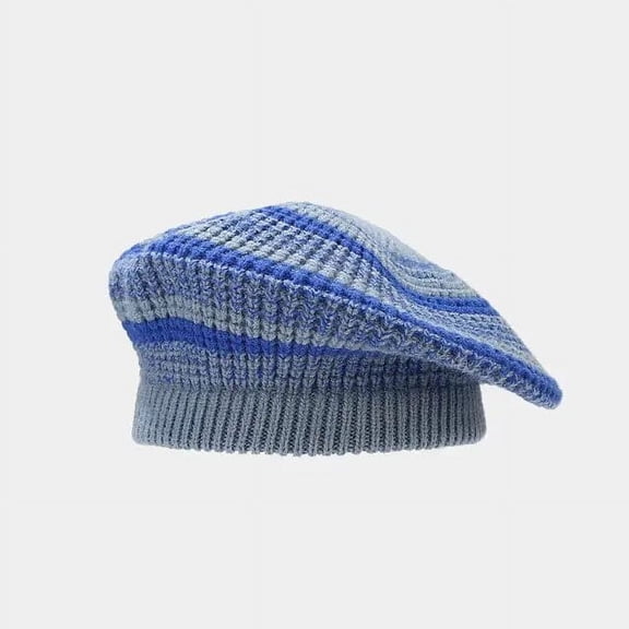 SikaFu Autumn and Winter Acrylic Retro Style Beret Keep Warm Painter Hat Octagonal Cap for Women and Girl 103