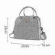 thumbnail image 2 of Lunch Bag Simple Lunch Box For Women Men Insulated Lunch Bag 1 Storage Bag Simple Reusable Lunch Tote Bag For Work, Picnic Beach Or Travel - Gray 26s, 2 of 5