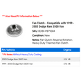 thumbnail image 2 of Fan Clutch - Compatible with 1999 - 2003 Dodge Ram 3500 Van 2000 2001 2002, 2 of 3