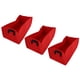 thumbnail image 4 of Macetas para jardín de 60 x 30 x 20 cm con asas, bolsas para plantas de verduras no tejidas gruesas de color rojo rosa, 4 of 8