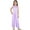 Lavender, variant on iEFiEL Kids Girls Casual Chiffon Floral Lace Romper Halter Sleeveless Wide Leg Jumpsuit for Dance Pageant Gown Pink 14