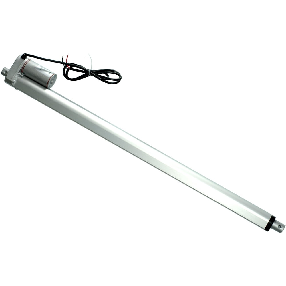 Heavy Duty Linear Actuator 24 Inch Stroke 12 Volt DC 200 Pound Max Lift