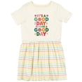 thumbnail image 3 of Inktastic It's a Good Day to Have a Good Day Girls Toddler Dress, 3 of 5