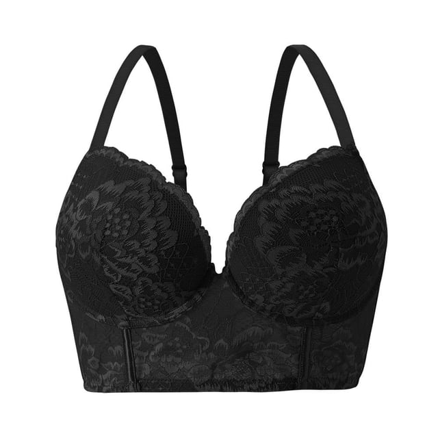 Brassiere Secret Treasures para Mujer, con Encaje Negro Talla 38B