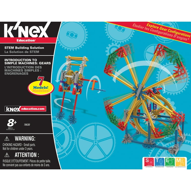 K'NEX Education - Intro to Simple Machines: Gears Set - 198 Pieces