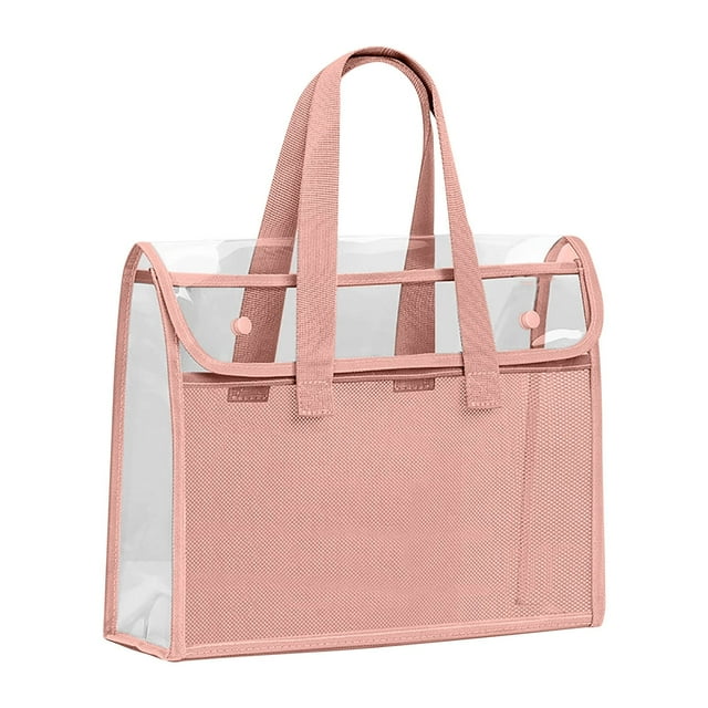 TACILIP Transparent Document Bag Exam Specific Bag Subject Bag Hand- Book Bag Exam Paper Tutoring Bag Document Storage Bag File Organizer, Gifts for Women