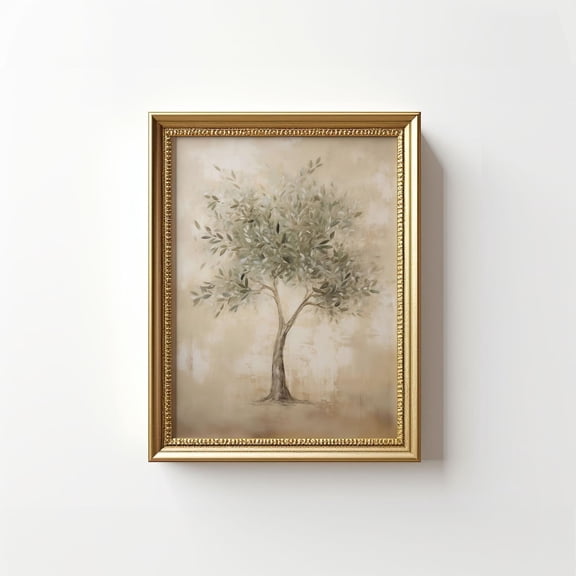 Olive Tree Wall Art Print Muted Color Rustic Farmhouse Décor Muted Olive Tree Vintage Farmhouse Wall Décor Italian Countryside Art Poster, Unframed Poster Size 8x12 F03.1.15l1341