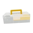 thumbnail image 3 of Almencla Baits Storage Case 2 Layer Fishing Tackle Box Organizer for Baits Hooks Worms yellow, 3 of 8