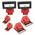 thumbnail image 1 of Circuit Breaker Clamp On Lock, Screw Fixing Circuit Breaker Lockout Heat Resistant 3 Different Size Safe 6PCS  For Industry Automobile, 1 of 8