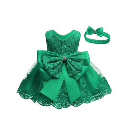 

KI-8jcuD Girl Outfits Baby Girls Lace Bowknot Princess Wedding Formal Tutu Dress+Headband Set Clothes Features Features: Thanksgiving Dresses Flower Girl Dresses Dot Dress for Girls Sundress