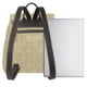 thumbnail image 3 of Balery Damask Beige Tan Brown Mochila de Cuero para Mujeres, Gran Capacidad, Bolsa de Viaje Multifuncional, Mochila de Cuero y Bolsa de Hombro para Mujeres, 3 of 4
