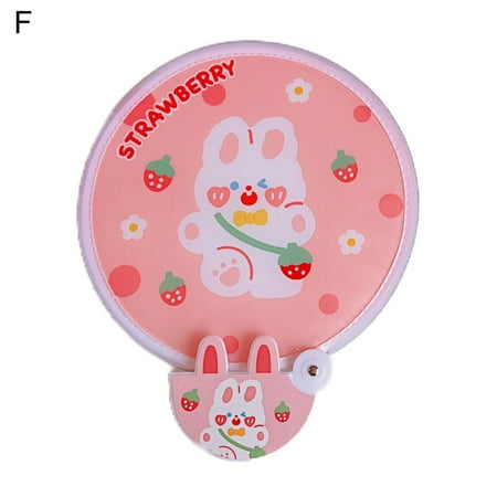 

Xunyuan Exquisite Workmanship Round Fan Comfortable Grip Fabric Smooth Edges Folding Hand Fan for Home