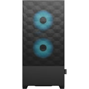 Fractal Design Pop Air RGB Clear Tempered Glass ATX Mid-Tower Computer Case, Cyan Core