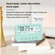 thumbnail image 5 of Sala de estar Desktop Digital Alarma Reloj de plástico Cuenta regresiva Temporizador Calendario Temperatura Humedad Medidor de humedad Bajo Ruido Home Supplies Verde Tipo 1 Inevent HA010357-03, 5 of 6