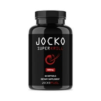 Jocko Fuel Antarctic Krill Oil Omega 3 Fatty Acid Supplements DHA & EPA, 60 Softgels