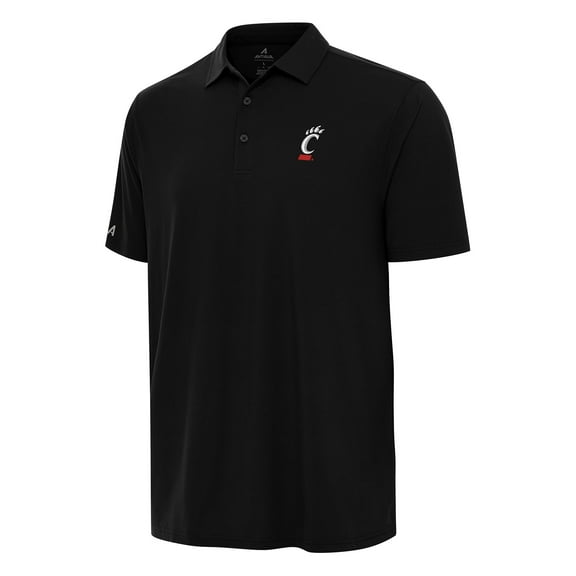 Men's Antigua Black Cincinnati Bearcats Era Polo
