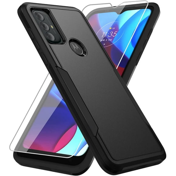 MYKOMI for Moto G Play 2023 Case,Moto G Pure Phone Case,Moto G Power 2022 Case with Screen Protector, Heavy-Duty Tough Rugged Shockproof Protective Case for Motorola Moto G Play 2023