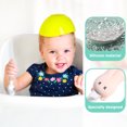 thumbnail image 4 of FRCOLOR Baby Utensils 1 Set Baby Utensils Infant Training Tableware Short Handle Spoon Fork Set,4.69"X1.14"X0.79", 4 of 4