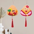 thumbnail image 4 of 1 Juego de Kit para manualidades para niños, superficie lisa portátil decorativa, colgante para Festival Chino, Kit de Material de tela artesanal para jardín de infantes, 4 of 5