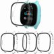 thumbnail image 1 of wonima44 [4-Pack] Case Compatible with Gizmo Watch 3 Screen Protector for Kids,Tempered Glass Only Compatible for Verizon Gizmo Watch 3,Clear+Clear+Clear+Clear, 1 of 1