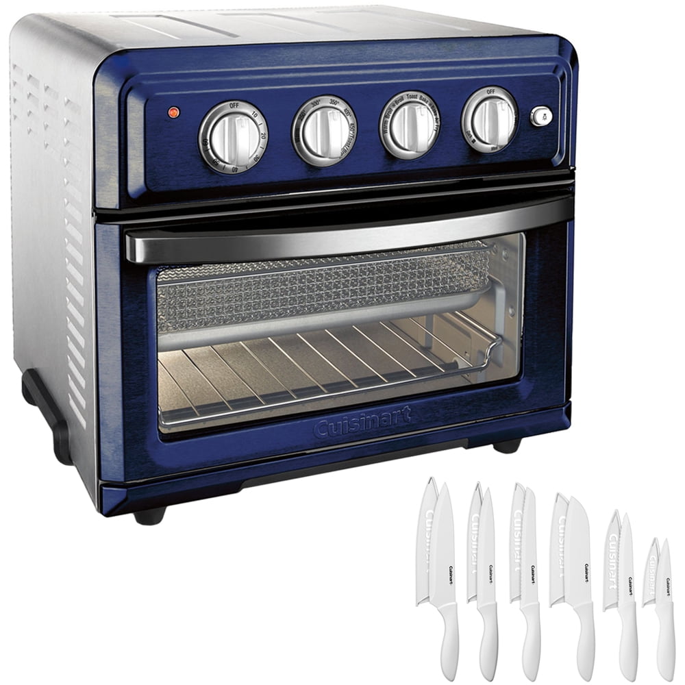 Cuisinart TOA 60NV Convection Toaster Oven Air Fryer With Light Navy 