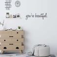 thumbnail image 3 of Ganfancp Alabanza Espejo Pared Decorativa Pegatinas Salón Dormitorio Pared Decorativa Pegatinas Ofertas Del Día 1X Adhesivo Mural, 3 of 5