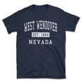 thumbnail image 1 of West Wendover Nevada Classic Established Men's Cotton T-Shirt, 1 of 1