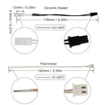 thumbnail image 3 of Kit de Hotend, Alta dureza Calentamiento rápido de calentamiento rápido con 0,4 mm 0,6 mm de 0,8 mm boquillas para qidi q1 pro, 3 of 7